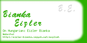 bianka eizler business card